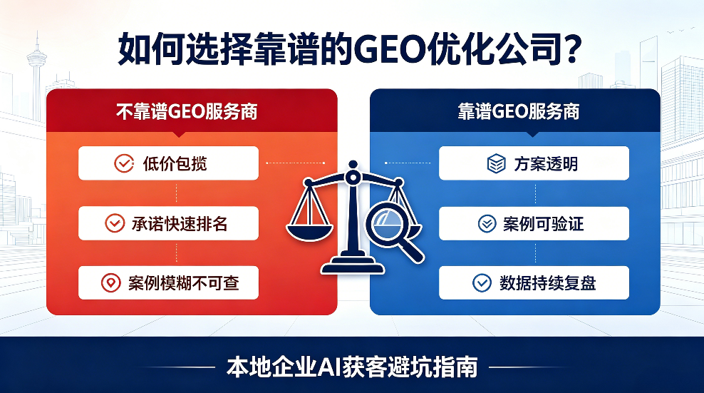 株洲如何选择靠谱的GEO优化公司？本地企业AI获客避坑指南